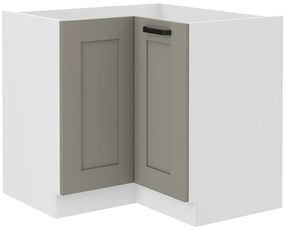 Sarok alsó konyhaszekrény Lucid 89 x 89 DN 1F BB (claygrey + fehér). 1045435