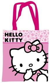 Hello Kitty Pink vászontáska, bevásárlótáska 44 cm