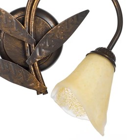 ONLI - Fali lámpa ALGA 2xE14/6W/230V bronz