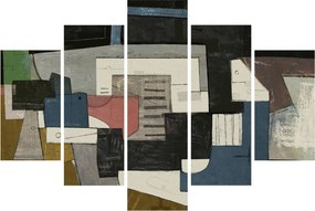 Kép - absztrakció, kubizmus (150x105 cm)
