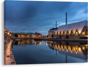 Vízcsatorna képe - Göteborg (70x50 cm)