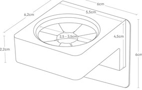 Fekete műanyag multifunkciós tartó Film Hook – YAMAZAKI