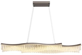 Globo 67348H - LED Csillár zsinóron JULIET LED/35W/230V 3200K matt króm