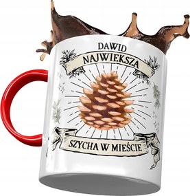 Piros Bögre Dávid Férj Kollégának Ajándék Nyomtatott Fotóval