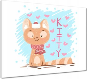 Vászonkép 50x40 Cica Cicák Macskák