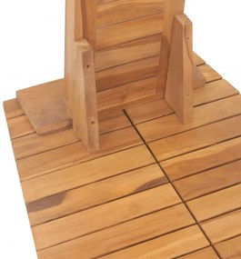 tömör tíkfa kerti zuhany 70 x 75 x 204 cm