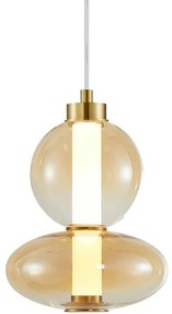 LED Csillár zsinóron DAPHNE LED/12W/230V arany