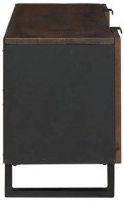 TV Szekrény, 105 x 33.5 x 46 cm, tömör mangófából készült.