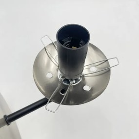 Brilagi - Fali lámpa MALIVA 1xE14/15W/230V matt króm/füstszínű