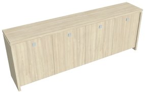 Verno alacsony szekrény 248 x 46 x 90 cm, akác