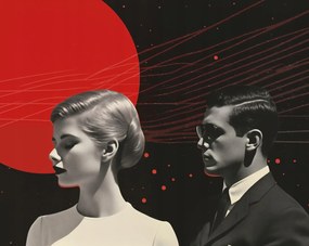 Poszter 76x60,5cm Futurisztikus Retro ElegĂĄns