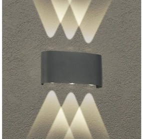 Brilagi - LED kültéri fali lámpatest FLAREBOX LED/6W/230V antracit IP65