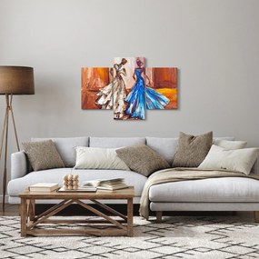 Kép - táncos, olajfestmény (90x60 cm)