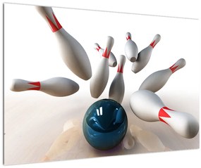 Kép - bowling (90x60 cm)