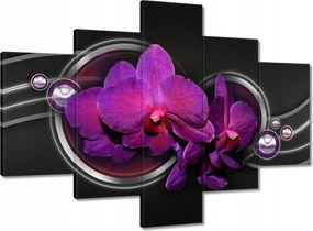 Vászonkép 100x70 Lila leander