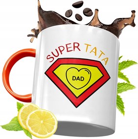 Narancssárga Bögre Apák Napjára Ajándék fényképes nyomtatással