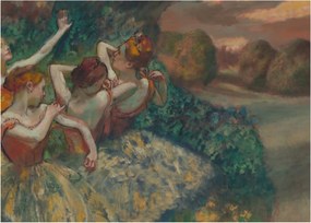 Kép - Edgar Degas, Four Dancers, reprodukciók (70x50 cm)