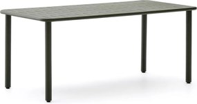 Acél kerti étkezőasztal 90x180 cm Brai – Kave Home