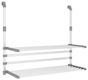 alumínium erkély ruhaszárító 89 x 25 x (60-95) cm
