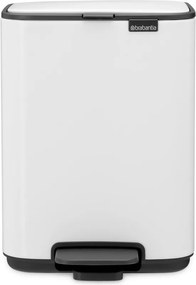 Fehér acél pedálos szemetes 4 l Bo – Brabantia