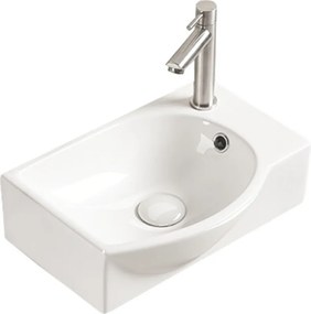 Mexen Mista balra szerelhető mosdókagyló 40 x 28 cm, fehér - 22174000L