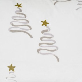 4Home Christmas treemikroflanel ágyneműhuzat, 140 x 200 cm, 70 x 90 cm, 140 x 200 cm, 70 x 90 cm