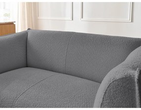 Sötétszürke buklé kanapé 170 cm Giorgia – Bobochic Paris