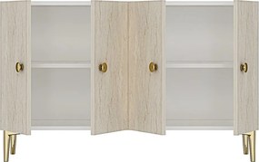 Simple 120 - White, Travertine