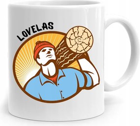 Favágó Ajándék Bögre Lovelas Favágó nyomott mintával