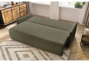 Zöld kinyitható kanapé 211 cm Marcel – Bobochic Paris