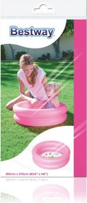 Bestway 2 gyűrűs egyszínű gyerek medence 61 x 15 cm