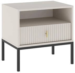 Éjjeli szekrény SUE bézs/kasmír