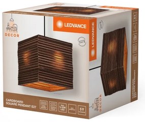 Ledvance - Csillár zsinóron DECOR CARDBOARD 1xE27/15W/230V 25x25 cm