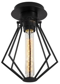 Oylat N-1039 Mennyezeti lámpa, Noor, 18 x 25 cm, 1 x E27, 100W, fekete