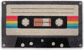 Kézzel festett lábtörlő csúszásgátló hátlappal 70x40 cm