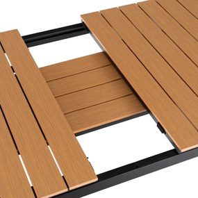 ARGOS kerti asztal 160-210 cm, tölgy-fekete