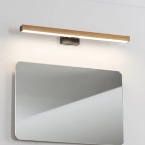 Brilagi-LED Fürdőszobai tükörmegvilágítás WOODY MIRROR LED/12W/230V IP44 tölgy/fekete