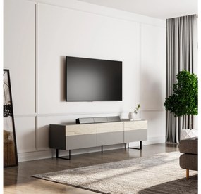 TV asztal/szekrény Sajn (szürke travertin). 1107724
