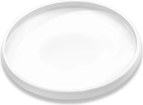 Ebédlő tányér fehér porcelán magas peremmel Wilmax 25,5 cm