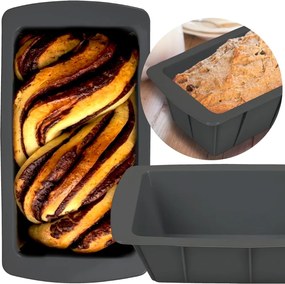 Sütőforma Szilikon Téglalap Alakú Non-stick Kenyér Pástétom Sütemény