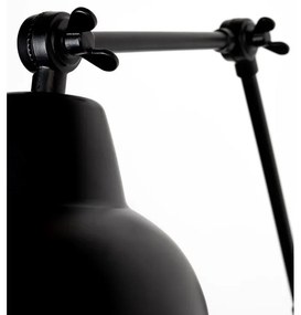 Fekete fali lámpa Xavi – White Label