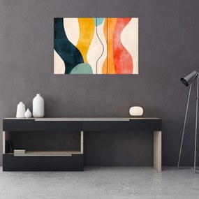 Kép - Minimalista színes illusztráció II. (90x60 cm)