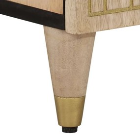tömör mangófa TV-szekrény 80 x 31 x 46 cm