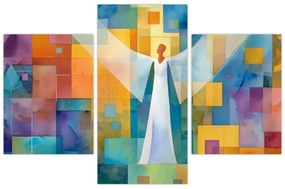 Kép - Geometrikus angyal (90x60 cm)