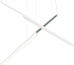 Függeszték Swan Wing 1130 mm, szabályozható, többféle változatban - TUNTO Modell: tölgy, fehérre pácolt, Borító: préselt rétegelt lemez, zöld színű