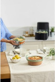 Üveg sütőforma forrólevegős fritőzhöz 18,5x17,5 cm – Lékué