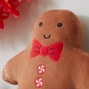 Bársony díszpárna karácsonyi mintával 28x37 cm Gingerbread – Catherine Lansfield