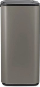 Szürke acél érintésre nyíló szemetes 30 l Bo Touch – Brabantia