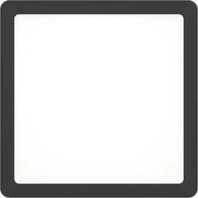 Eglo 901329 - LED fürdőszobai mennyezeti lámpa FUEVA LED/10,5W/230V 22x22cm IP44 fekete