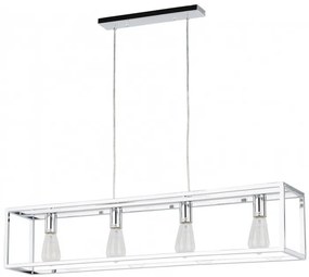 Italux SIGALO MD-BR4366-D4 CH Függőlámpa 4x60W/E27